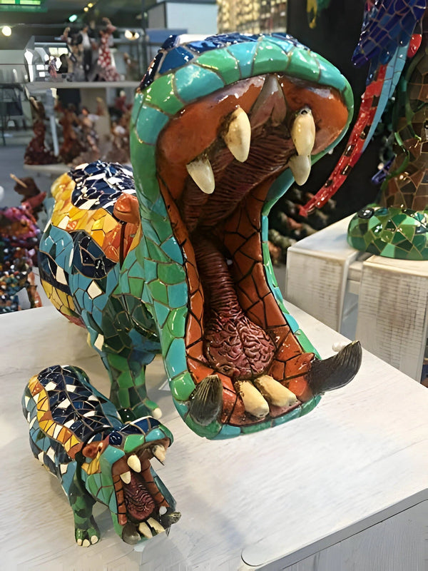 Classic Mosaic Hippo All measurements