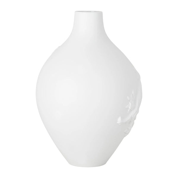 Barocco 3D Weiss matt Vase