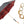 Load image into Gallery viewer, Knuckleduster Umbrella with Red Animal Print