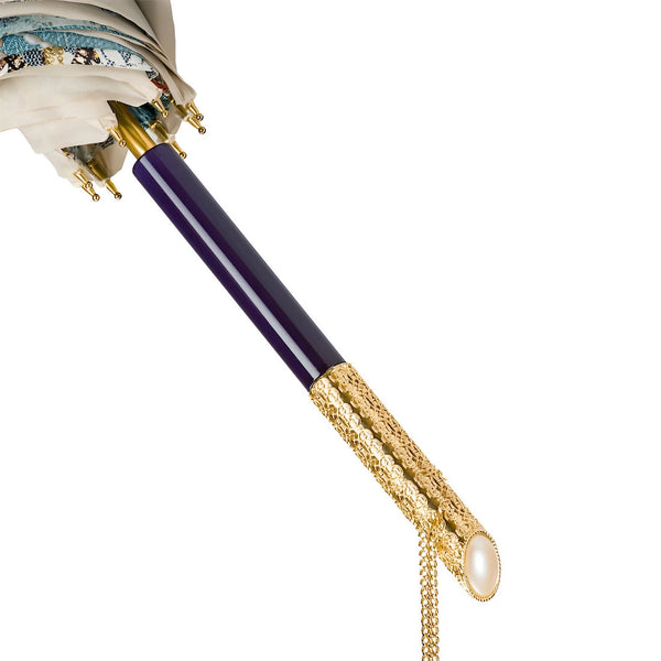 Vintage Pearled Umbrella Double Cloth