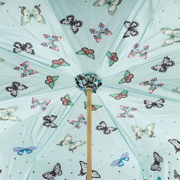 Umbrella with Butterflies and Bamboo