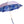 Load image into Gallery viewer, Blue Starfish Umbrella