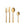 Load image into Gallery viewer, Rondo Matte Gold 24 Pieces