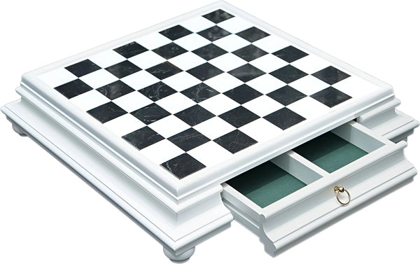 Persian Set Fantasy Version +  Wooden Chessboard Marble Top Drawer White Version
