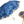 Load image into Gallery viewer, Blue Dahlia Folding Umbrella