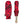 Load image into Gallery viewer, Black and Red Animalier Folding Umbrella
