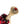 Load image into Gallery viewer, Black and Red Animalier Folding Umbrella