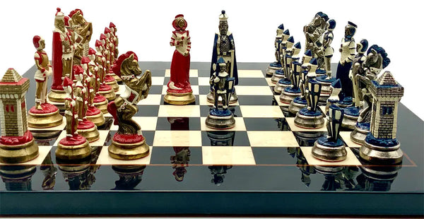 Mary Stuart Set + Black Briar Precious Wood Chessboard