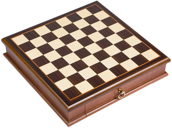 Classic Set +  Rosewood Wooden Chessboard with Drawer