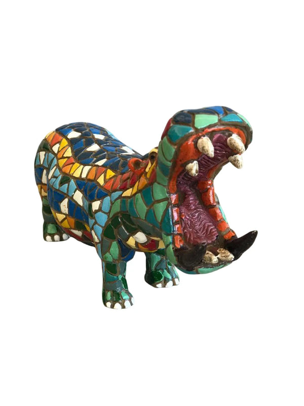 Classic Mosaic Hippo All measurements