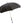 Load image into Gallery viewer, Black Umbrella with Luxury Blue Gem Handle