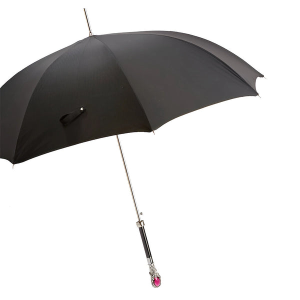 Umbrella with Luxury Red Gem Handle