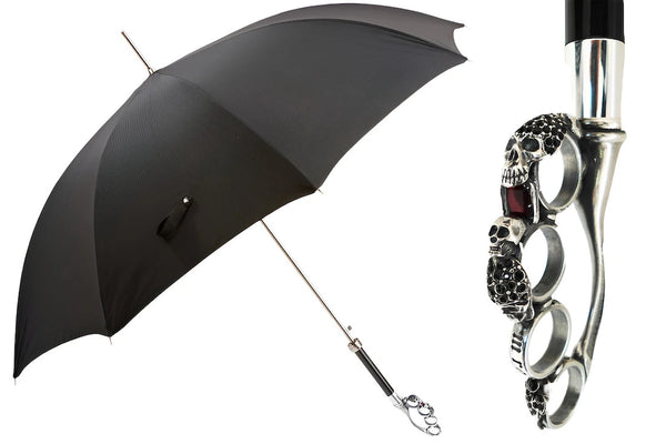 Silver Knuckleduster Umbrella