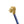 Load image into Gallery viewer, Blue Umbrella with Gold Lion Handle