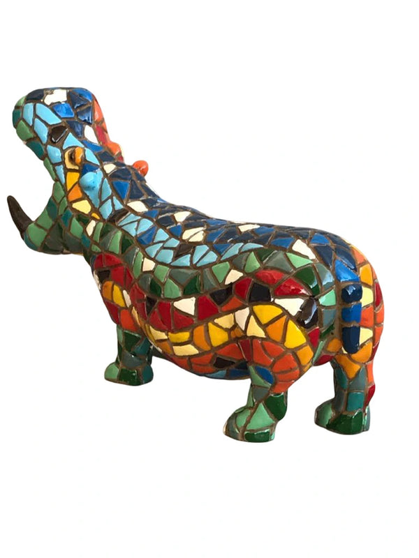 Classic Mosaic Hippo All measurements