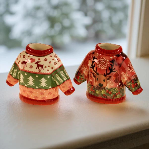 Vase pullover deer 2 ass.