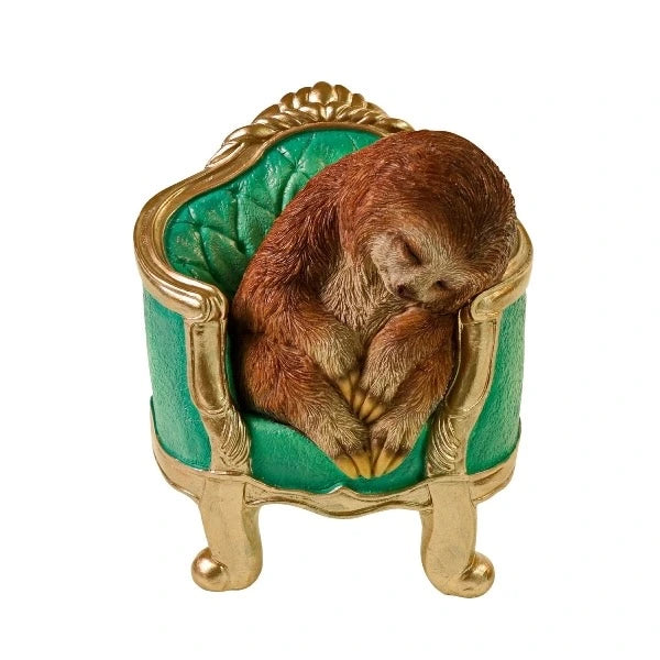 Sloth on armchair