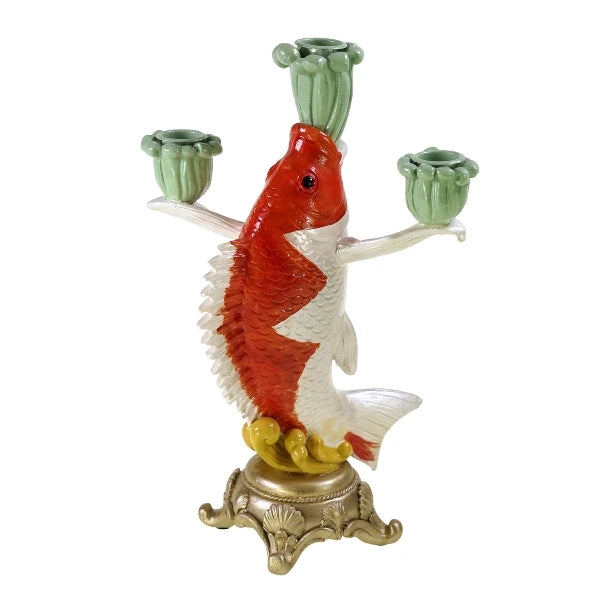 Candle Holder Koi