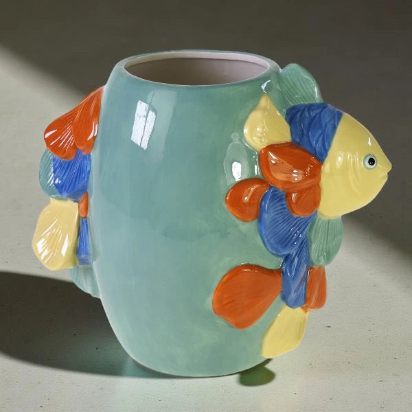 Vase fish Blue