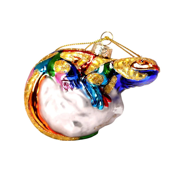 Set of 6 Christmas Mosaic Ornaments