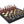 Load image into Gallery viewer, Hand Painted Metal Chess Pieces + Ebony effect wooden chessboard