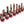 Load image into Gallery viewer, Hand Painted Metal Chess Pieces + Ebony effect wooden chessboard
