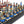 Load image into Gallery viewer, Hand Painted Metal Chess Pieces + Ebony effect wooden chessboard