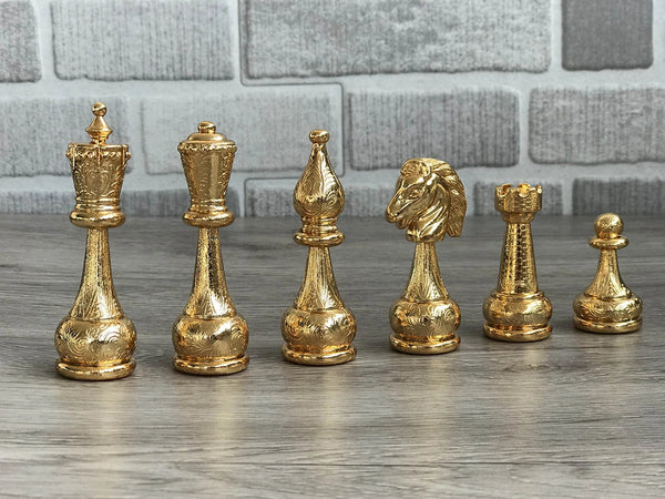 Flowery Gold Silver Plated Set