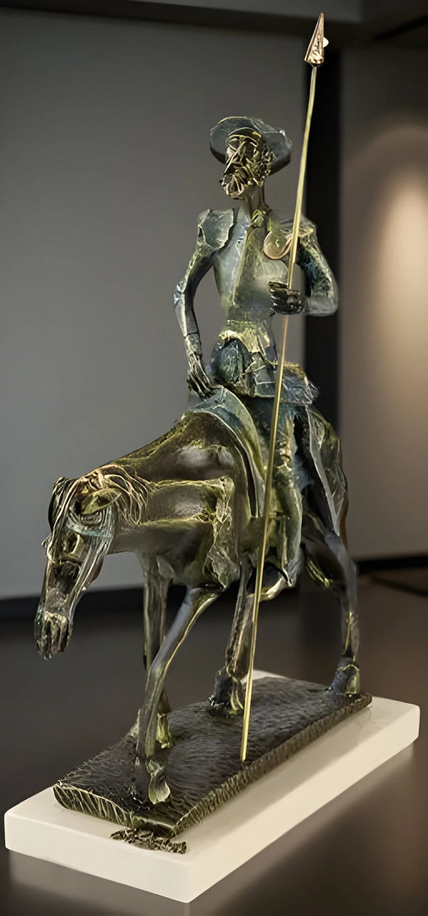 Don Quijote on a horse