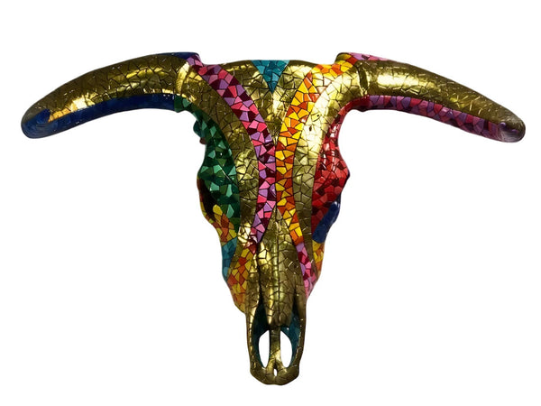Carnival Multicolored Skull Bull