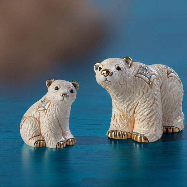 Artic Polar Bear & Baby Set