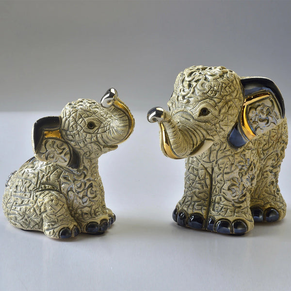 Indian Elephant & Baby Set
