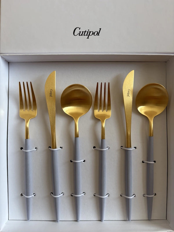 Goa Grey Gold Plated 6 pcs. Set + Card box