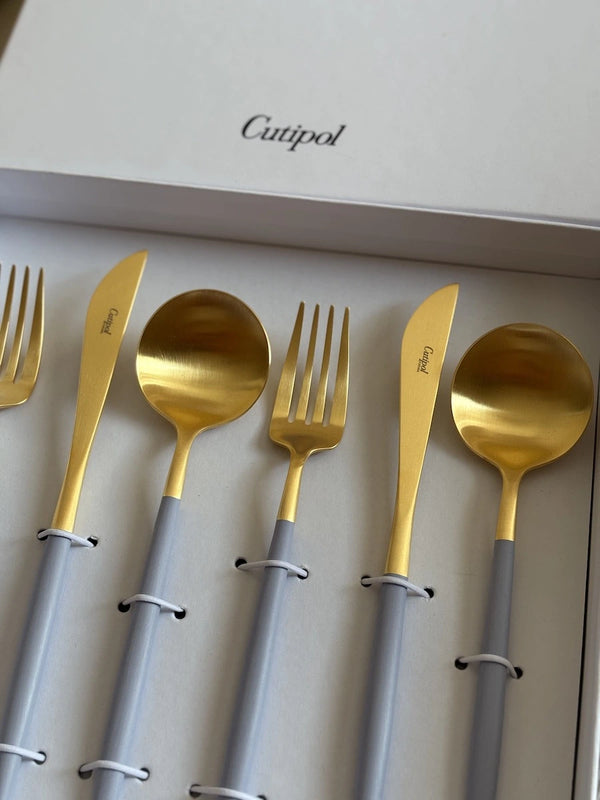 Goa Grey Gold Plated 6 pcs. Set + Card box