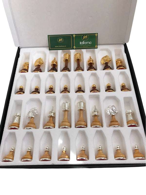 Persian Chess Set + Briar Precious Wood Chessboard