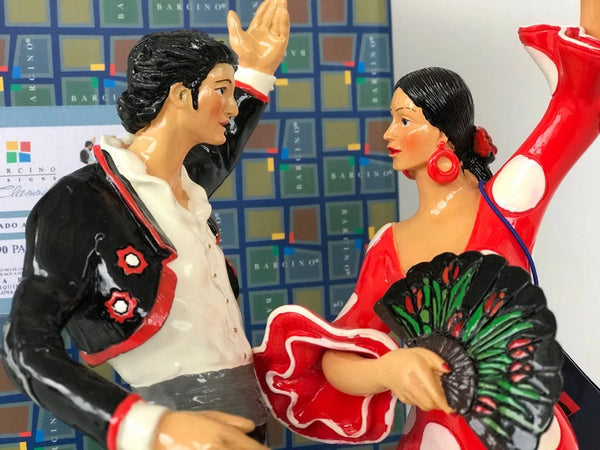 A Couple Dancing Flamenco All measurements