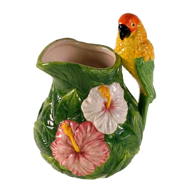 Pitcher with Parrot
