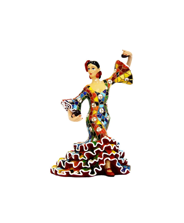 Mosaic Spanish Flamenco Dancer