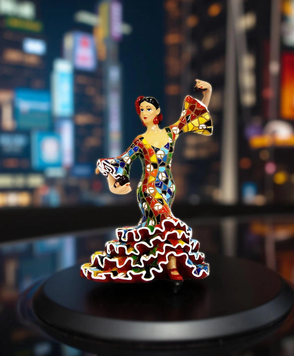 Mosaic Spanish Flamenco Dancer