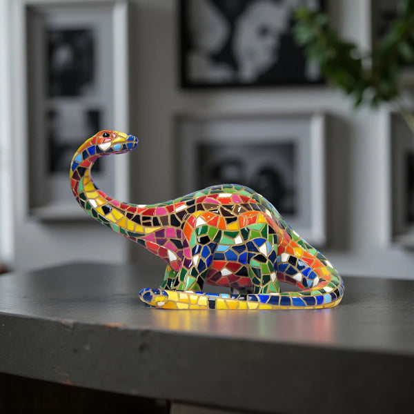 Classic Mosaic Dino Brachiosaurus