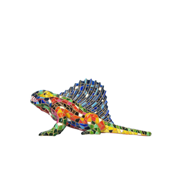 Classic Mosaic Dino Dimetrodon
