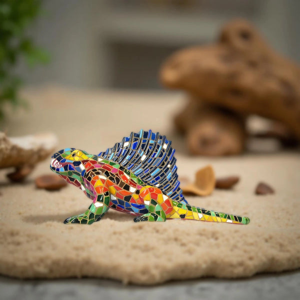 Classic Mosaic Dino Dimetrodon