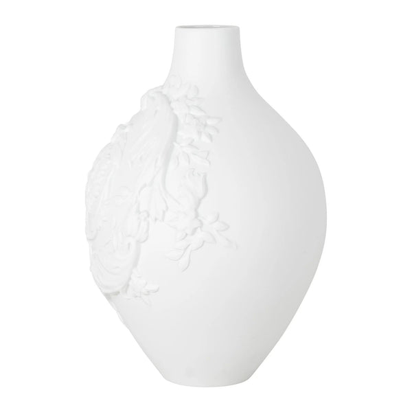 Barocco 3D Weiss matt Vase