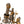 Load image into Gallery viewer, Emperor Of Roman Empire Unique Chess Set Bronze Gold 24 Karat