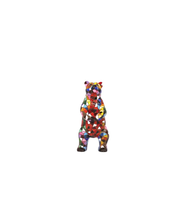 Classic Multicolor Mosaic Bear