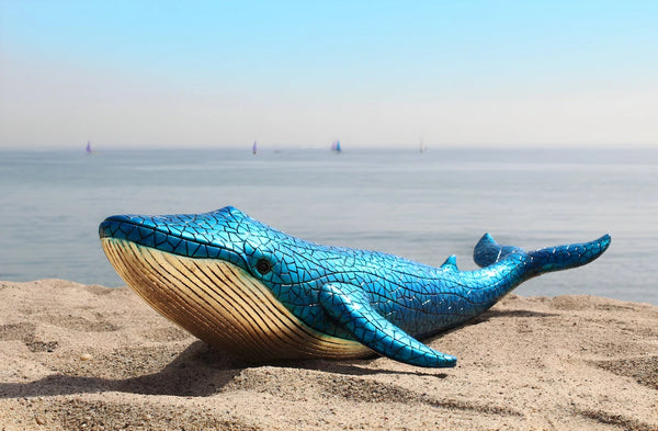 Mosaic Blue Whale