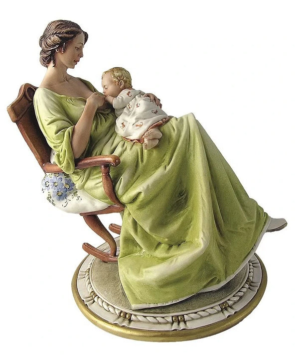 Mother on rocking chair