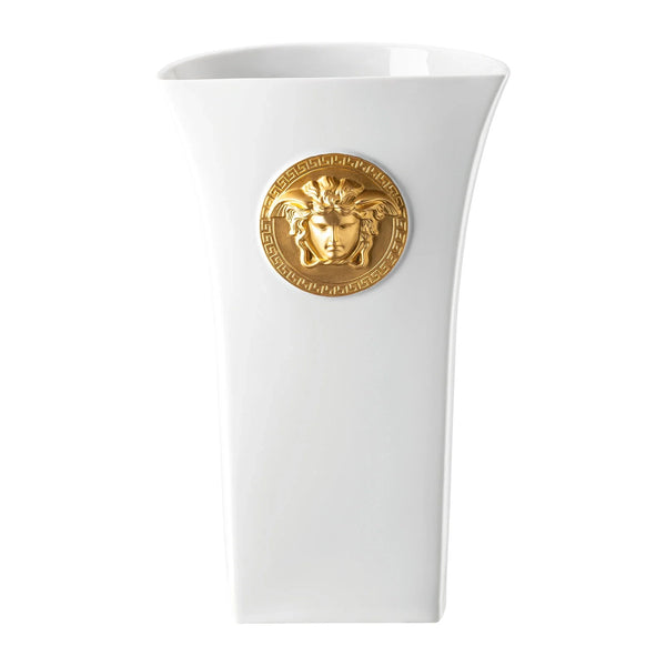 Medusa Madness White Vase