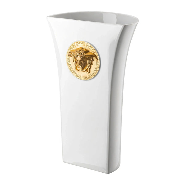 Medusa Madness White Vase