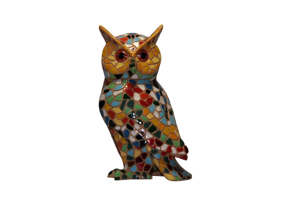 Classic Mosaic Owl All measurements